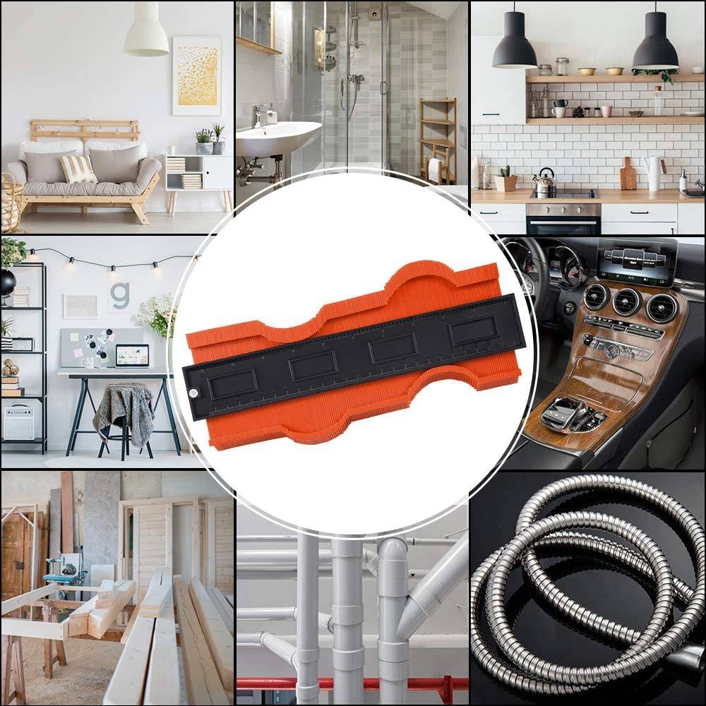 Contour Gauge Profile Tool Auto Parts & Tools Size : 5 inches|10 inches Contour Gauge Profile Tool Auto Parts & Tools Size : 5 inches|10 inches