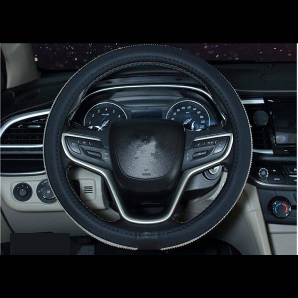 Rhinestone Steering Wheel Cover Best Sellers Car Accessories Color : Pink & Silver|Red & Silver|Beige & Silver|Black & Silver Rhinestone Steering Wheel Cover Best Sellers Car Accessories Color : Pink & Silver|Red & Silver|Beige & Silver|Black & Silver