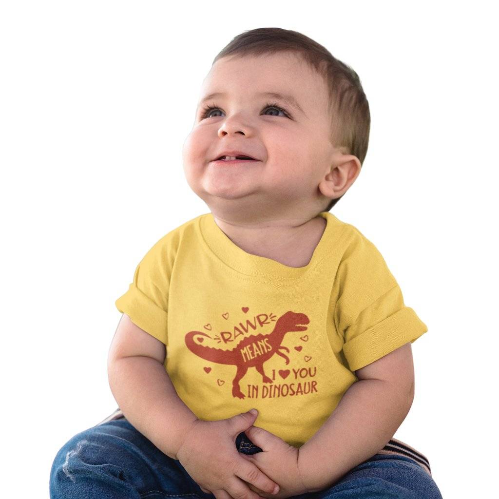 Baby Jersey Dinosaur Valentine Shirt Best Sellers Color : White|Athletic Heather|Yellow Baby Jersey Dinosaur Valentine Shirt Best Sellers Color : White|Athletic Heather|Yellow