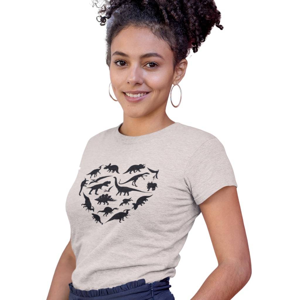 Dinosaur Adult Women’s Relaxed Heather T-Shirt Best Sellers Color : Heather Cool Gray|Heather Blue Lagoon|Heather Mauve Dinosaur Adult Women's Relaxed Heather T-Shirt Best Sellers Color : Heather Cool Gray|Heather Blue Lagoon|Heather Mauve