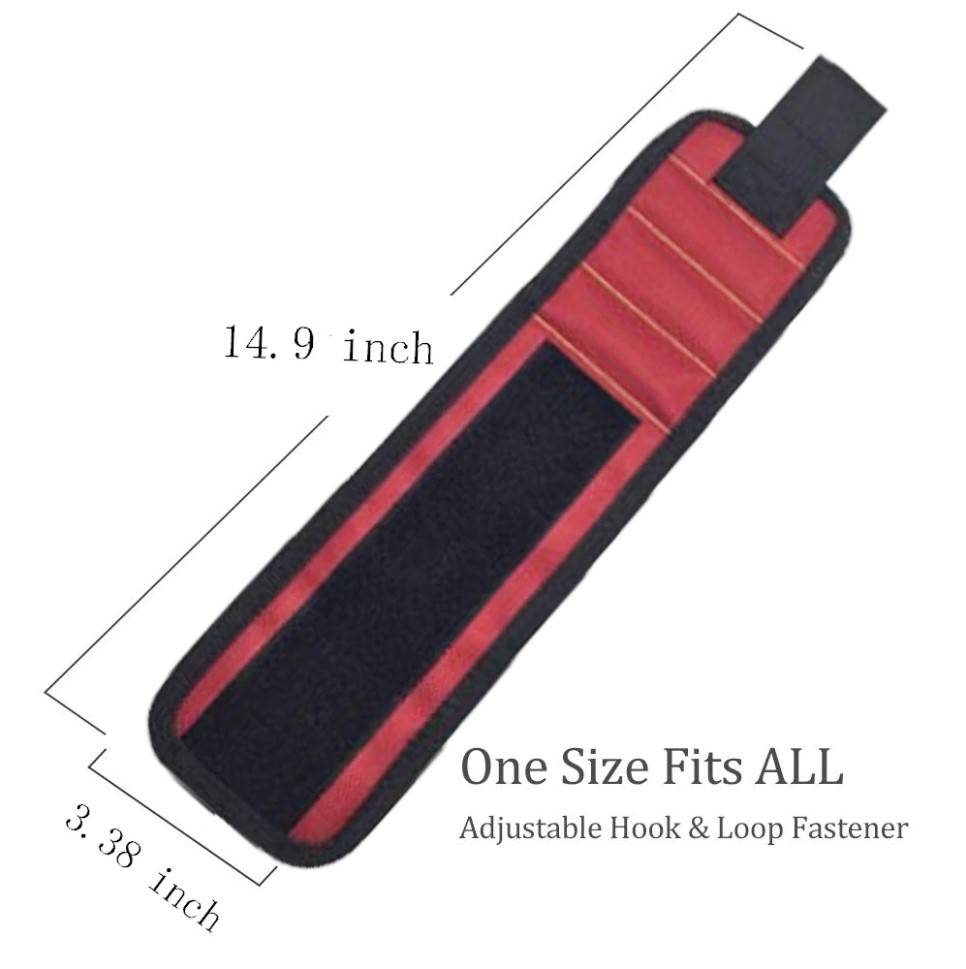 Magnetic Wristbands Auto Parts & Tools Color : Red|Black Magnetic Wristbands Auto Parts & Tools Color : Red|Black