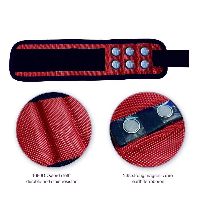 Magnetic Wristbands Auto Parts & Tools Color : Red|Black Magnetic Wristbands Auto Parts & Tools Color : Red|Black
