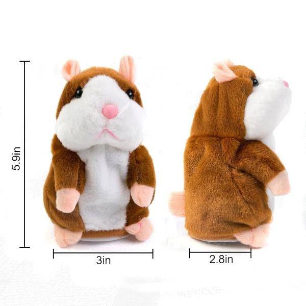 Talking Hamster Plush Toy Best Sellers Car Accessories Color : Grey|Light Brown|Dark Brown Talking Hamster Plush Toy Best Sellers Car Accessories Color : Grey|Light Brown|Dark Brown