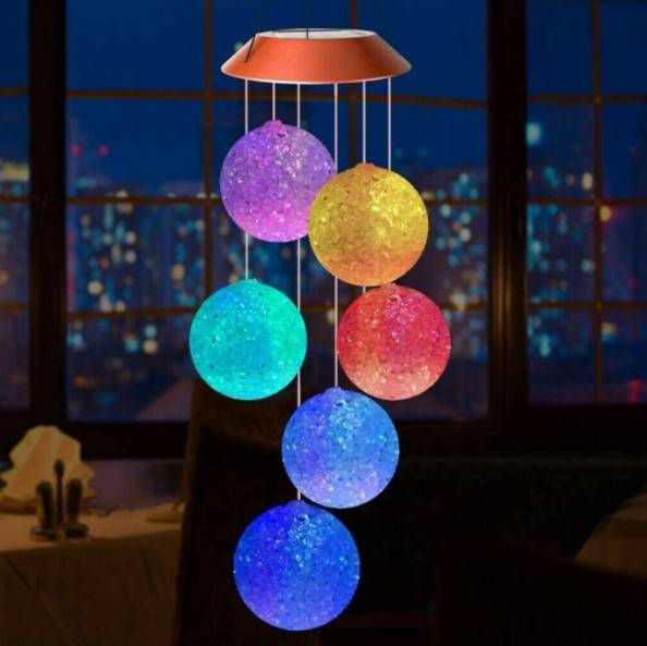 Solar Powered LED Wind Chimes Best Sellers Car Accessories Shape : Butterfly|Ball|Dragonfly Solar Powered LED Wind Chimes Best Sellers Car Accessories Shape : Butterfly|Ball|Dragonfly