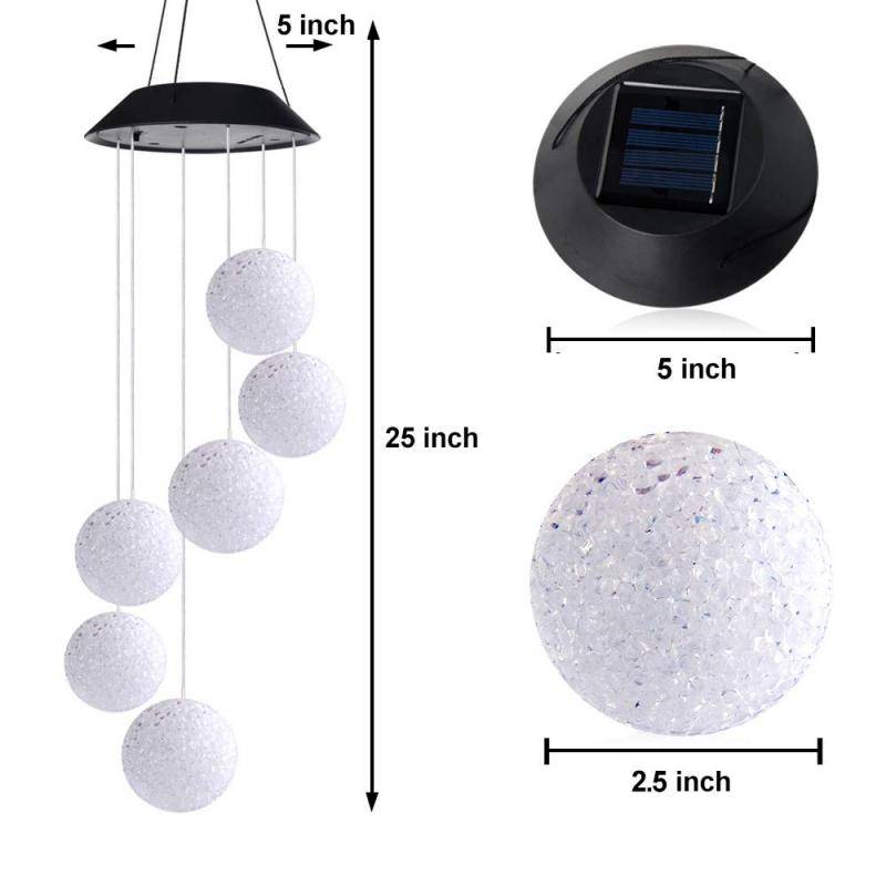 Solar Powered LED Wind Chimes Best Sellers Car Accessories Shape : Butterfly|Ball|Dragonfly Solar Powered LED Wind Chimes Best Sellers Car Accessories Shape : Butterfly|Ball|Dragonfly