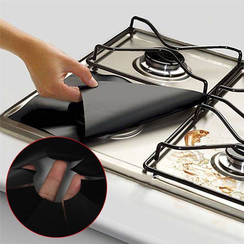 Reusable Gas Stovetop Burner Protector Cover, 2pcs/lot Reusable Gas Stovetop Burner Protector Cover, 2pcs/lot