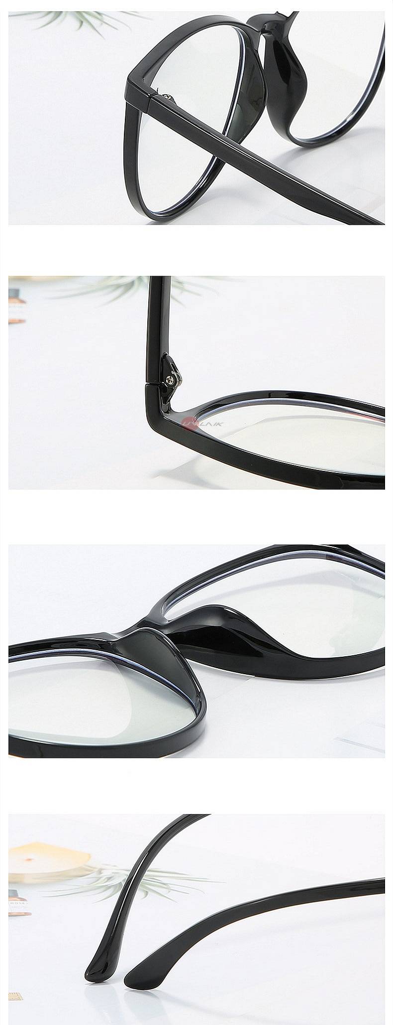 Transparent Anti Blue Light Rounded Glasses Transparent Anti Blue Light Rounded Glasses