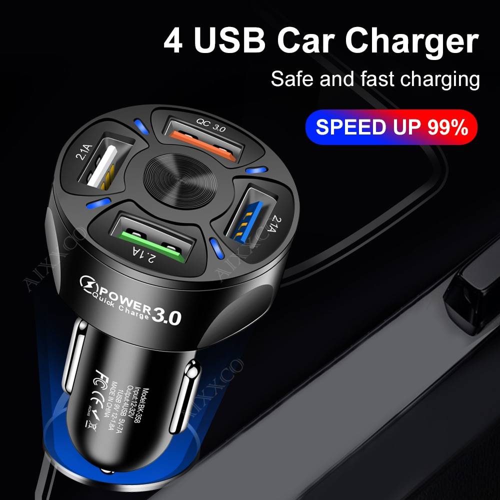 AIXXCO Fast Charging QC3.0 5-Port USB Car Charger Auto Parts & Tools Color : USB Car Charger AIXXCO Fast Charging QC3.0 5-Port USB Car Charger Auto Parts & Tools Color : USB Car Charger
