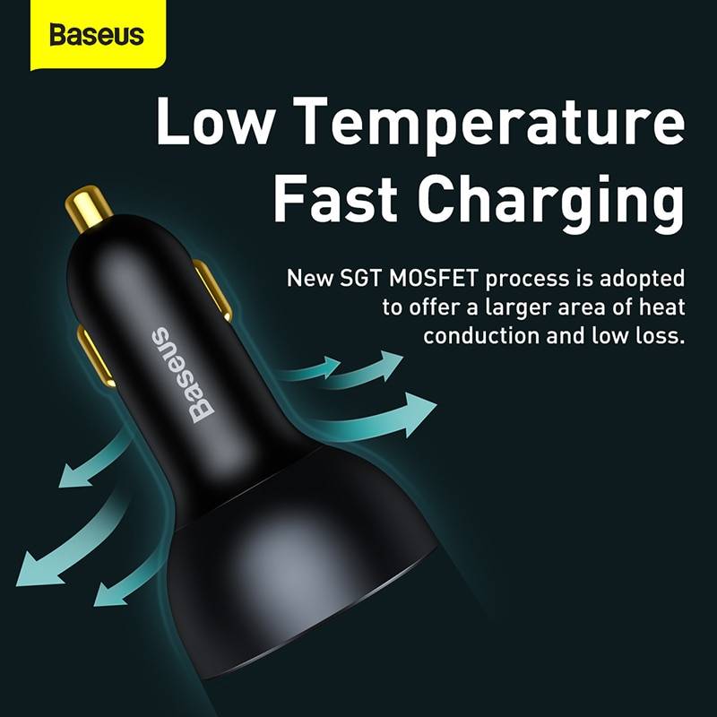Baseus 160W Qualcom QC 5.0 Fast Car Charger Auto Parts & Tools Ships From : China|Poland|SPAIN|Russian Federation Baseus 160W Qualcom QC 5.0 Fast Car Charger Auto Parts & Tools Ships From : China|Poland|SPAIN|Russian Federation