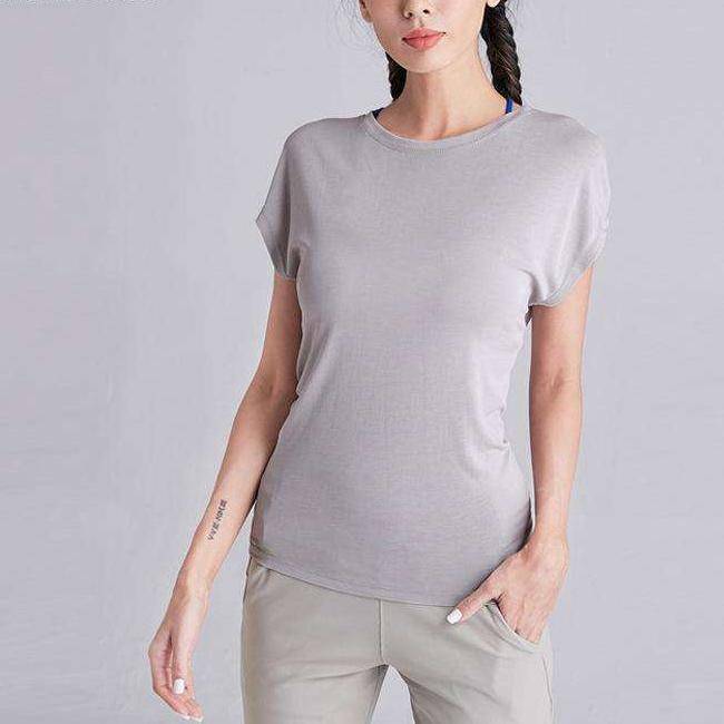Women’s Breathable Quick Dry Loose Yoga Top Color : Gray Green|Purple|Light Gray|Red Women's Breathable Quick Dry Loose Yoga Top Color : Gray Green|Purple|Light Gray|Red