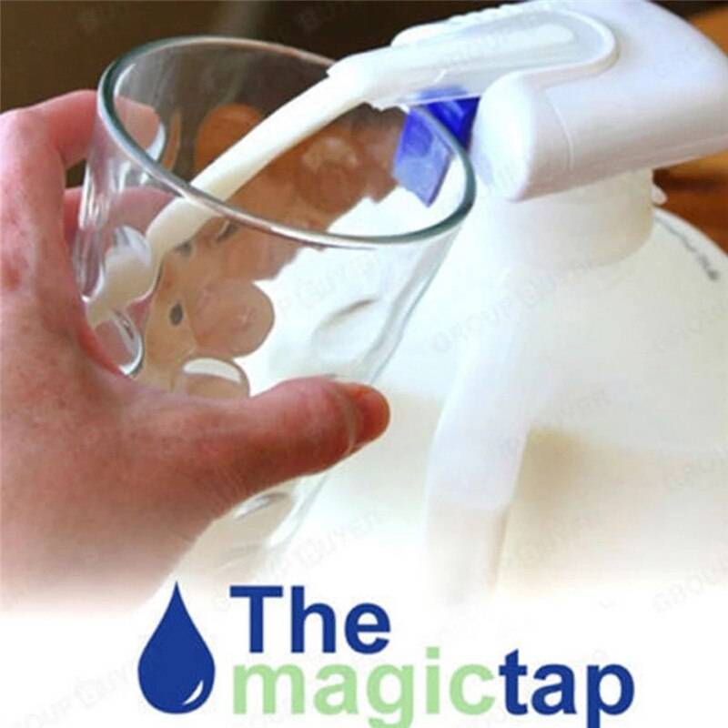 2021 New Automatic Drink Dispenser Magic Tap Electric Water Milk Beverage Dispenser Fountain Spill Proof Hot Sale 70%