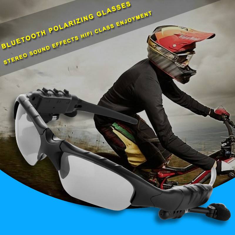 Goggles Eyewear Cycling Sunglasses Riding Bluetooth Earphones Smart Glasses Outdoor Sport Bike Sun Glasses Headphones with Mic Color : White|Black|Brown|Black and three lens|Yellow Goggles Eyewear Cycling Sunglasses Riding Bluetooth Earphones Smart Glasses Outdoor Sport Bike Sun Glasses Headphones with Mic Color : White|Black|Brown|Black and three lens|Yellow