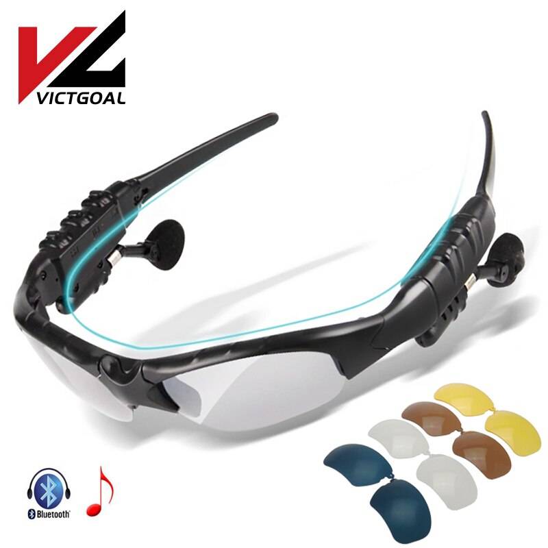 VICTGOAL Cycling Bluetooth Glasses Men 5 Lenses Polarized Bicycle Glasses Mountain Road Bike Eyeglasses Driving Sports Eyewear Color : Bluetooth Glasses VICTGOAL Cycling Bluetooth Glasses Men 5 Lenses Polarized Bicycle Glasses Mountain Road Bike Eyeglasses Driving Sports Eyewear Color : Bluetooth Glasses
