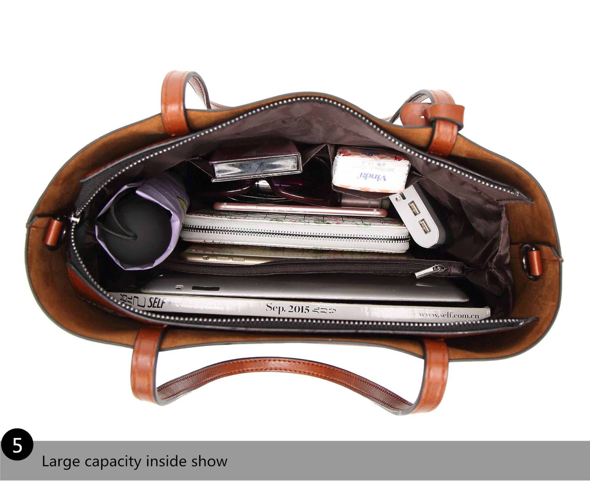 Waxing Leather bucket bag Simple Double strap handbag shoulder bags For Women 2020 All-Purpose Shopping tote sac bolsa feminina