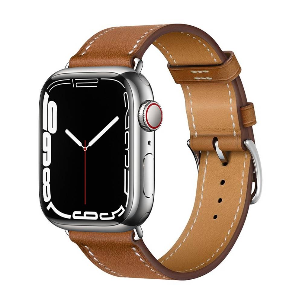 Business Real Leather Loop Bracelet Belt Band for Apple Watch SE 7654 42MM 38MM 44MM 40MM Strap on Smart iWatch 3 Watchband 45mm Band Color : off white|black|Dark navy blue|Red pepper|Bamboo Cyan|Purple lotus|amber|brown|Classic orange|1 Slim black|2 Slim brown|3 Slim dark blue|4 Slim Orange|5 Slim white|6 Slim apricot|7 Slim blue|8 Slim powder|9 Slim Rose|10 Slim green Business Real Leather Loop Bracelet Belt Band for Apple Watch SE 7654 42MM 38MM 44MM 40MM Strap on Smart iWatch 3 Watchband 45mm Band Color : off white|black|Dark navy blue|Red pepper|Bamboo Cyan|Purple lotus|amber|brown|Classic orange|1 Slim black|2 Slim brown|3 Slim dark blue|4 Slim Orange|5 Slim white|6 Slim apricot|7 Slim blue|8 Slim powder|9 Slim Rose|10 Slim green