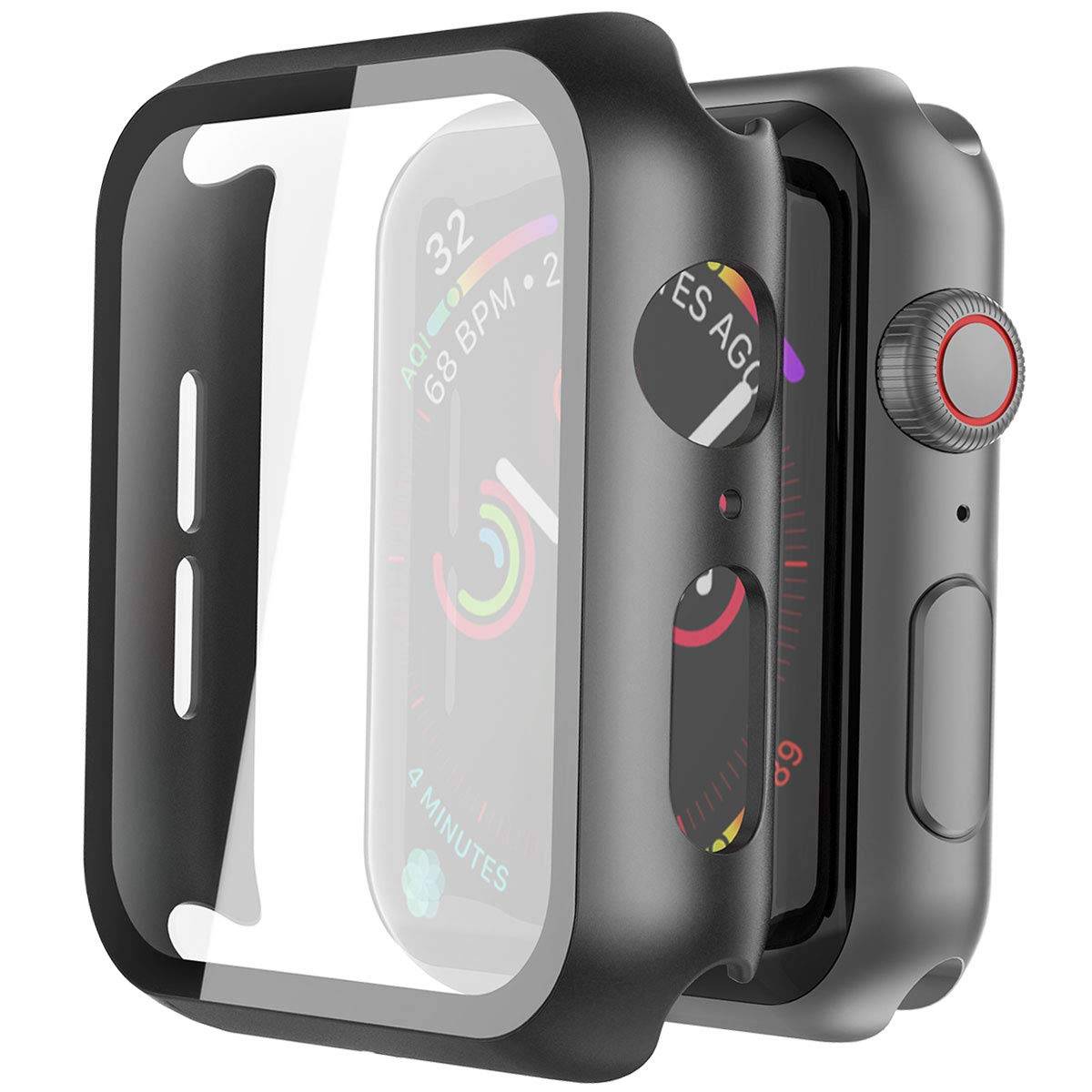 Glass+Cover For Apple watch Series 5 3 4 6 SE bumper+Screen Protector Apple Watch Case 44mm 40mm iWatch 42mm 38mm Accessorie