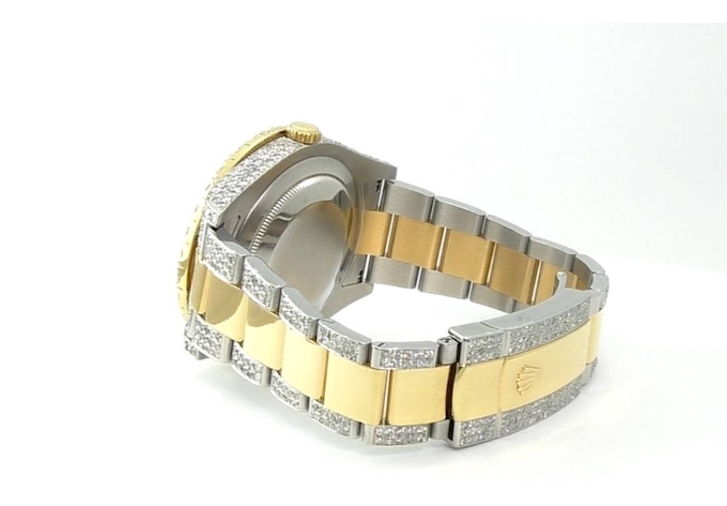 Iced-Out Two-Tone Rolex Oyster Perpetual Datejust Mens Diamond Watch 15ct Best Seller Gadgets Home, Household & Industrial Products Iced-Out Two-Tone Rolex Oyster Perpetual Datejust Mens Diamond Watch 15ct Best Seller Gadgets Home, Household & Industrial Products