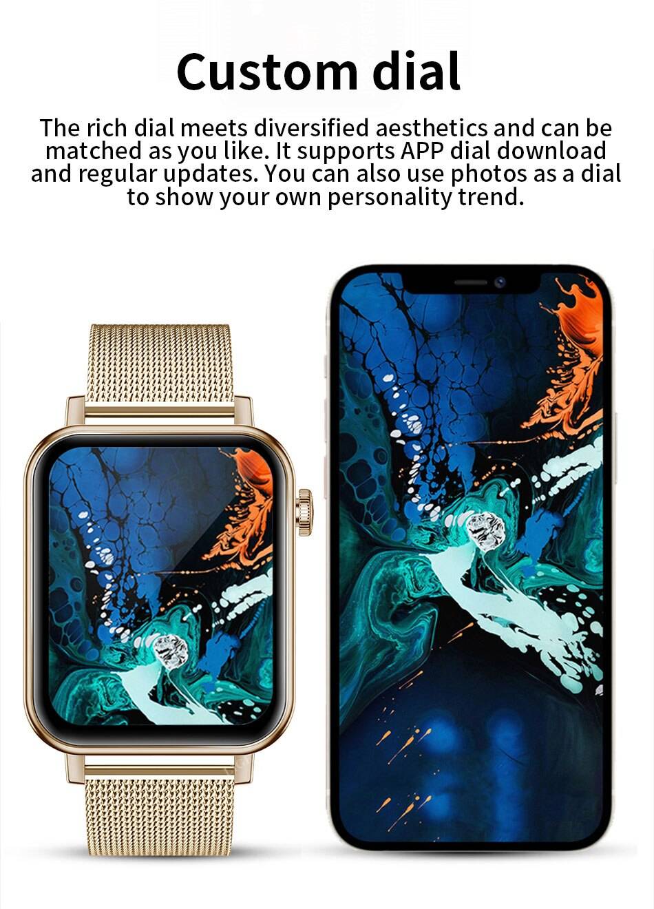 LIGE Men Smart Watch Bluetooth Call Women Sports Fitness Tracker Heart Rate Blood Pressure Sleep Smart Watch Men For Android IOS