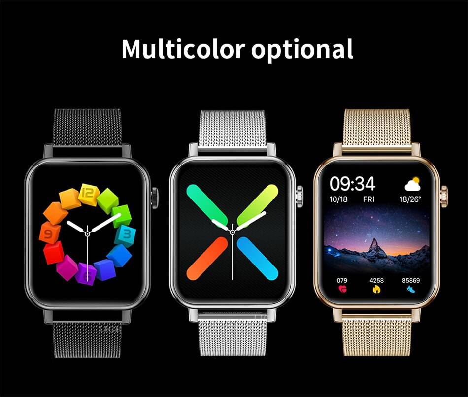 LIGE Men Smart Watch Bluetooth Call Women Sports Fitness Tracker Heart Rate Blood Pressure Sleep Smart Watch Men For Android IOS