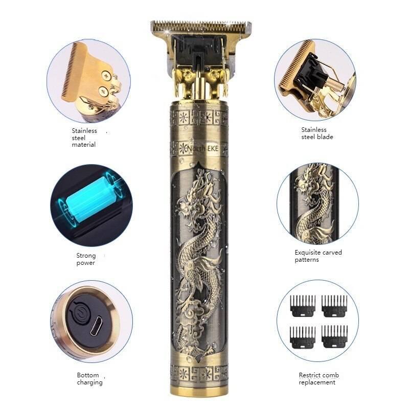 T9 Oil Hair Salon Carving Hair Clipper Electric Hair Clipper Tras Machine Sheet Beard Electric Neuk Machine Men Barber Trimmer Color : metal dragon 3.0|Metal Buddha 3.0|metal dragon 2.0|Metal Buddha 2.0|metal dragon 1.0|Metal Buddha 1.0|plastic body Dragon|plastic body dragon|plastic body Buddha|metal black|metal golden|plastic Dragon|plastic Buddha T9 Oil Hair Salon Carving Hair Clipper Electric Hair Clipper Tras Machine Sheet Beard Electric Neuk Machine Men Barber Trimmer Color : metal dragon 3.0|Metal Buddha 3.0|metal dragon 2.0|Metal Buddha 2.0|metal dragon 1.0|Metal Buddha 1.0|plastic body Dragon|plastic body dragon|plastic body Buddha|metal black|metal golden|plastic Dragon|plastic Buddha