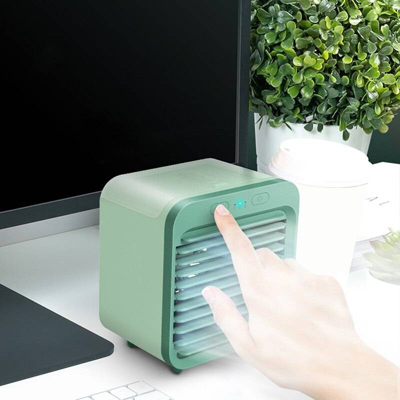 USB Desk Mini Fan Portable Air Cooler Fan Air Conditioner Light Desktop Air Cooling Fan Humidifier Purifier For Office Bedroom Color : NEW 3|NEW 4|NEW 2|NEW 1 USB Desk Mini Fan Portable Air Cooler Fan Air Conditioner Light Desktop Air Cooling Fan Humidifier Purifier For Office Bedroom Color : NEW 3|NEW 4|NEW 2|NEW 1