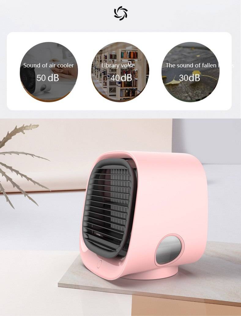 USB Desk Mini Fan Portable Air Cooler Fan Air Conditioner Light Desktop Air Cooling Fan Humidifier Purifier For Office Bedroom Color : NEW 3|NEW 4|NEW 2|NEW 1 USB Desk Mini Fan Portable Air Cooler Fan Air Conditioner Light Desktop Air Cooling Fan Humidifier Purifier For Office Bedroom Color : NEW 3|NEW 4|NEW 2|NEW 1
