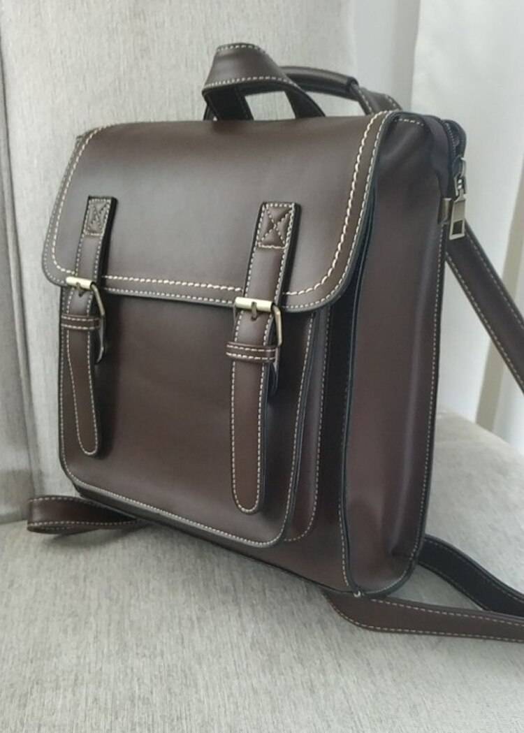 Vintage Backpack Female Pu Leather Bag Women's Backpack Fashion School Bag for Girls High Quality Leisure Shoulder Bag Sac A Dos