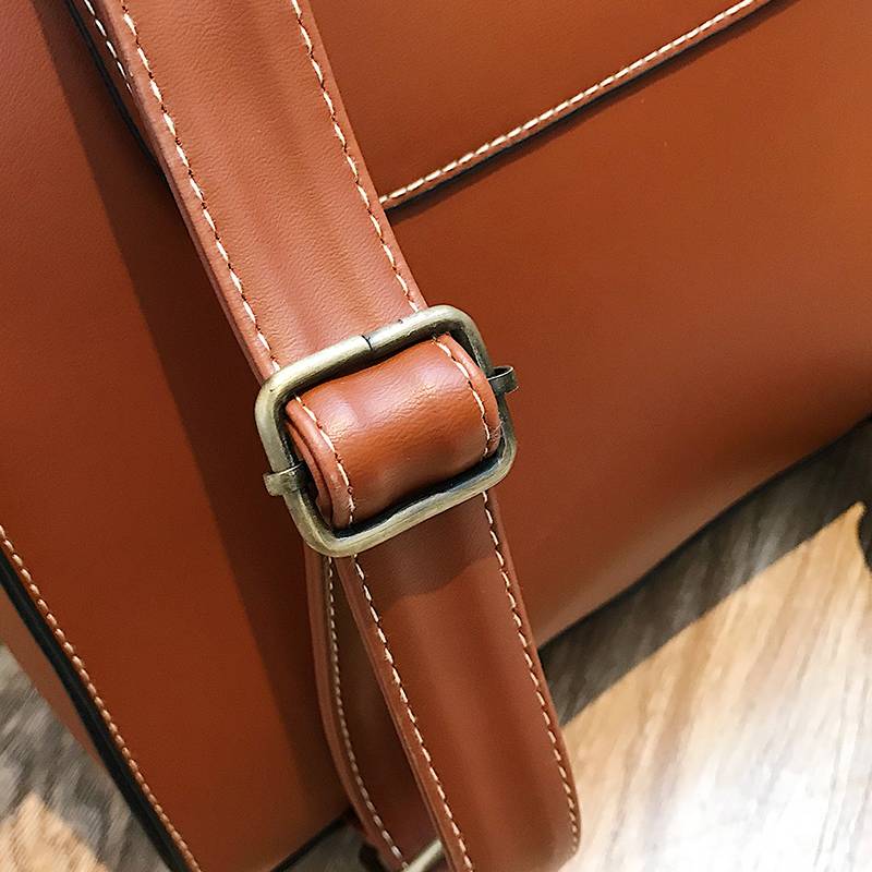 Vintage Backpack Female Pu Leather Bag Women's Backpack Fashion School Bag for Girls High Quality Leisure Shoulder Bag Sac A Dos