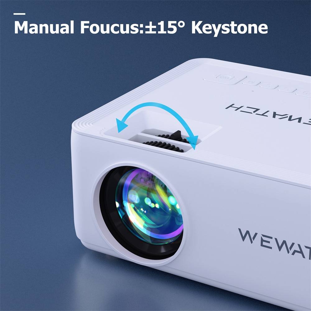 WEWATCH V10 8500Lumens LED Portable Projector Native 1280*720 HD 1080P Supported Home HDMI Theater Mini Outdoor Movie Proyectors