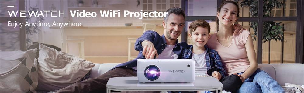WEWATCH V10 8500Lumens LED Portable Projector Native 1280*720 HD 1080P Supported Home HDMI Theater Mini Outdoor Movie Proyectors