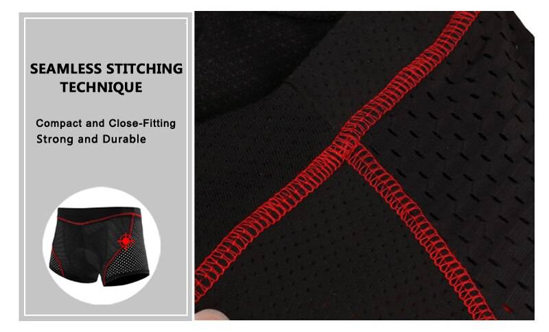 X-Tiger Cycling Underwear Upgrade 5D Padded Cycling Shorts 100% Lycra Shockproof MTB Bicycle Shorts Road Bike Shorts X-Tiger Cycling Underwear Upgrade 5D Padded Cycling Shorts 100% Lycra Shockproof MTB Bicycle Shorts Road Bike Shorts