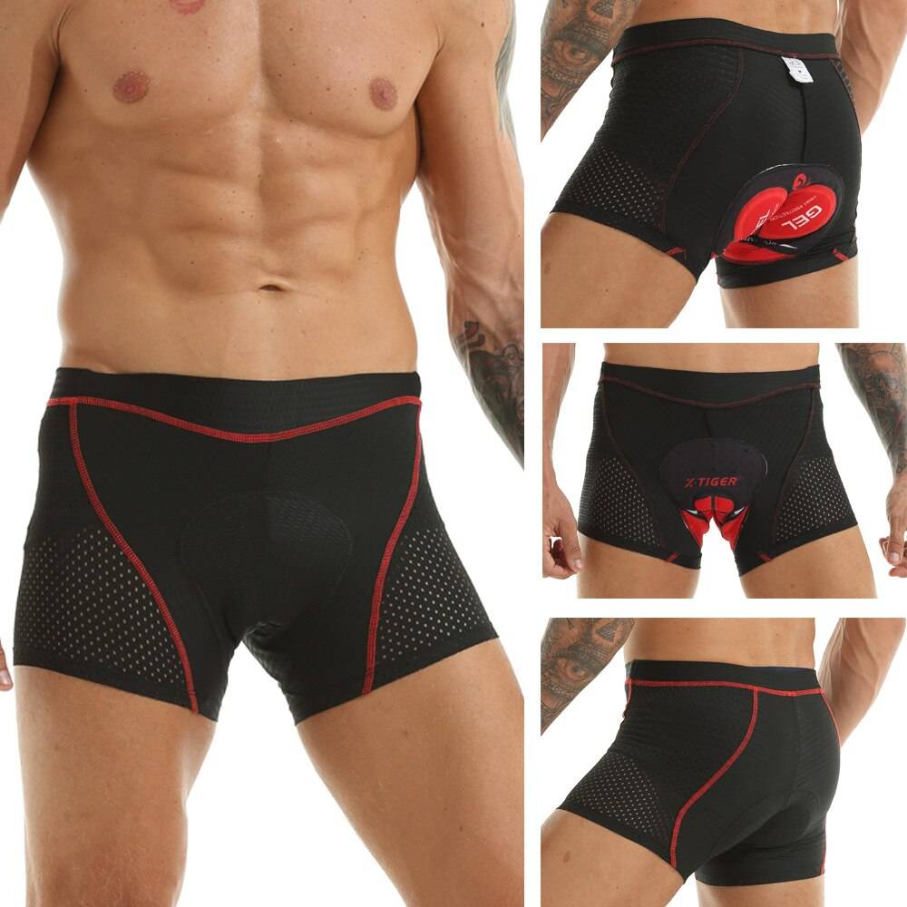 X-Tiger Cycling Underwear Upgrade 5D Padded Cycling Shorts 100% Lycra Shockproof MTB Bicycle Shorts Road Bike Shorts X-Tiger Cycling Underwear Upgrade 5D Padded Cycling Shorts 100% Lycra Shockproof MTB Bicycle Shorts Road Bike Shorts