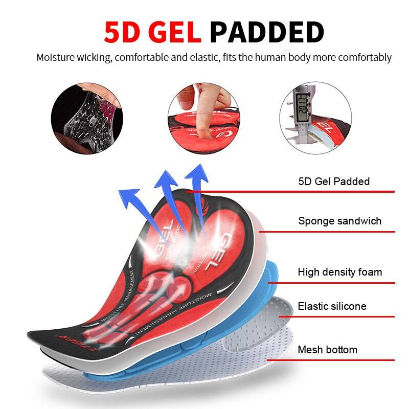 X-Tiger Cycling Underwear Upgrade 5D Padded Cycling Shorts 100% Lycra Shockproof MTB Bicycle Shorts Road Bike Shorts Color : Red With Anti-Slip|Gray With Anti-Slip|Blue With Anti-Slip|Red Upgrade 5D|Gray Upgrade 5D|Blue Upgrade 5D|5D Gel Pad Underwear|5D Gel Pad Underwear|3D Gel Pad Underwear X-Tiger Cycling Underwear Upgrade 5D Padded Cycling Shorts 100% Lycra Shockproof MTB Bicycle Shorts Road Bike Shorts Color : Red With Anti-Slip|Gray With Anti-Slip|Blue With Anti-Slip|Red Upgrade 5D|Gray Upgrade 5D|Blue Upgrade 5D|5D Gel Pad Underwear|5D Gel Pad Underwear|3D Gel Pad Underwear