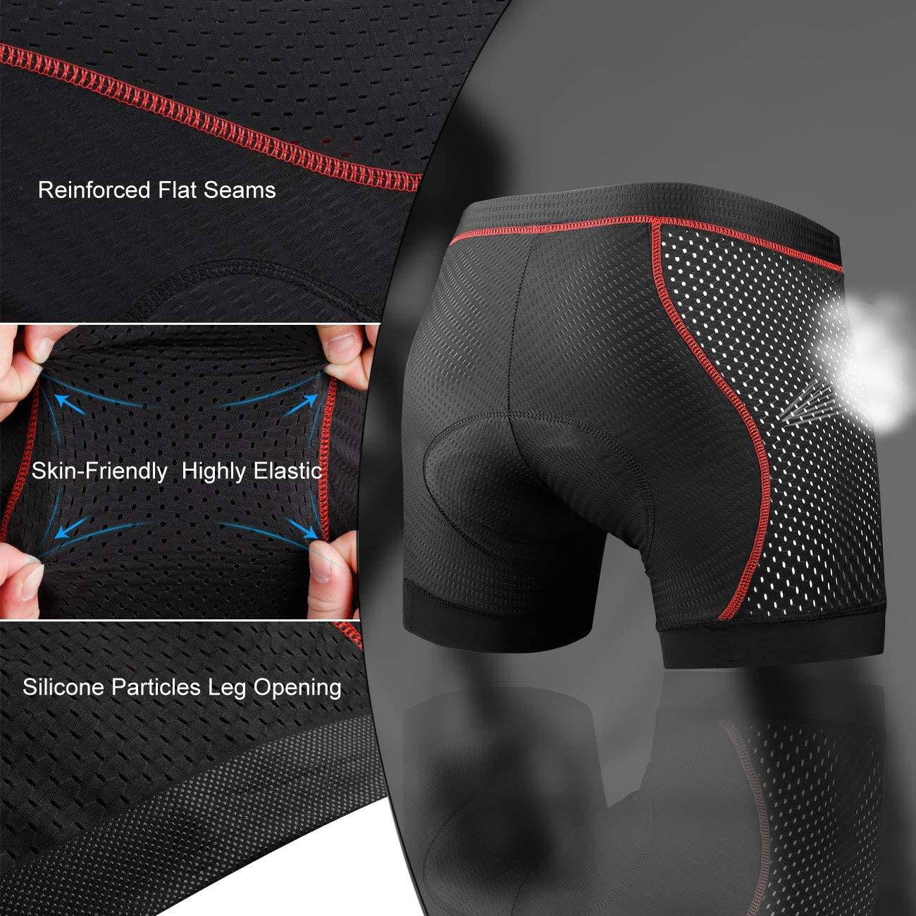 X-Tiger Cycling Underwear Upgrade 5D Padded Cycling Shorts 100% Lycra Shockproof MTB Bicycle Shorts Road Bike Shorts Color : Red With Anti-Slip|Gray With Anti-Slip|Blue With Anti-Slip|Red Upgrade 5D|Gray Upgrade 5D|Blue Upgrade 5D|5D Gel Pad Underwear|5D Gel Pad Underwear|3D Gel Pad Underwear X-Tiger Cycling Underwear Upgrade 5D Padded Cycling Shorts 100% Lycra Shockproof MTB Bicycle Shorts Road Bike Shorts Color : Red With Anti-Slip|Gray With Anti-Slip|Blue With Anti-Slip|Red Upgrade 5D|Gray Upgrade 5D|Blue Upgrade 5D|5D Gel Pad Underwear|5D Gel Pad Underwear|3D Gel Pad Underwear