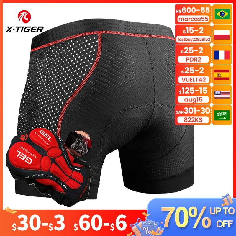 X-Tiger Cycling Underwear Upgrade 5D Padded Cycling Shorts 100% Lycra Shockproof MTB Bicycle Shorts Road Bike Shorts Color : Red With Anti-Slip|Gray With Anti-Slip|Blue With Anti-Slip|Red Upgrade 5D|Gray Upgrade 5D|Blue Upgrade 5D|5D Gel Pad Underwear|5D Gel Pad Underwear|3D Gel Pad Underwear X-Tiger Cycling Underwear Upgrade 5D Padded Cycling Shorts 100% Lycra Shockproof MTB Bicycle Shorts Road Bike Shorts Color : Red With Anti-Slip|Gray With Anti-Slip|Blue With Anti-Slip|Red Upgrade 5D|Gray Upgrade 5D|Blue Upgrade 5D|5D Gel Pad Underwear|5D Gel Pad Underwear|3D Gel Pad Underwear