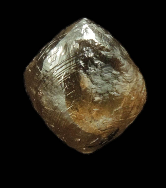 2.36 carat gray-brown dodecahedral rough uncut diamond 2.36 carat gray-brown dodecahedral rough uncut diamond