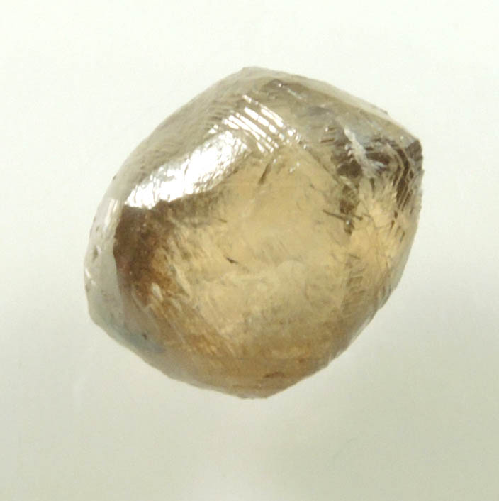 2.36 carat gray-brown dodecahedral rough uncut diamond 2.36 carat gray-brown dodecahedral rough uncut diamond