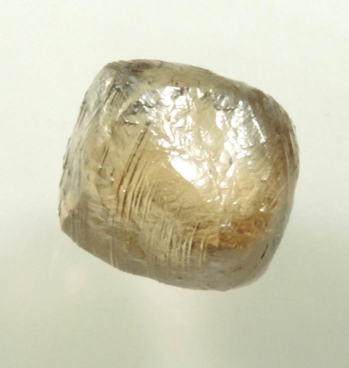 2.36 carat gray-brown dodecahedral rough uncut diamond 2.36 carat gray-brown dodecahedral rough uncut diamond