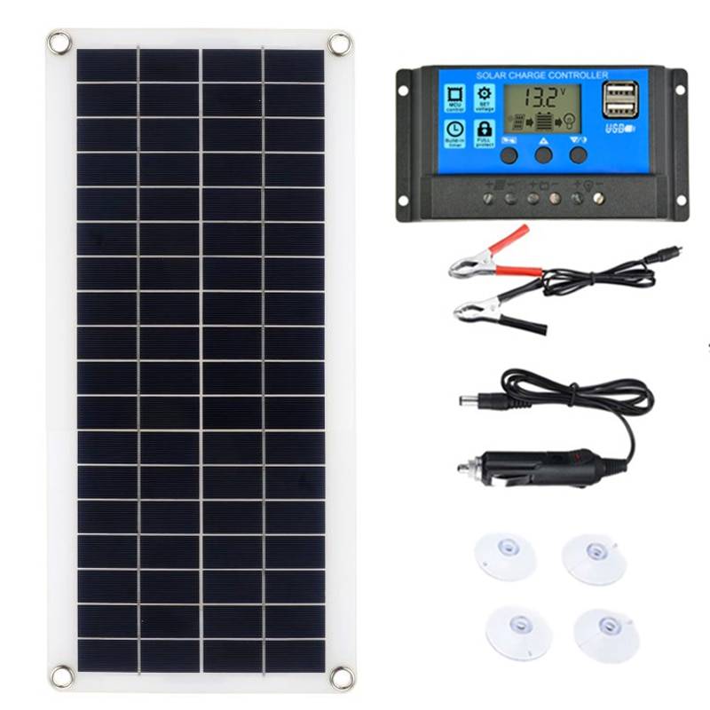 300W Solar Panel Kit Complete 12V USB With 10-60A Controller Solar Cells for Car Yacht RV Boat Moblie Phone Battery Charger Ships From : China|Russian Federation 300W Solar Panel Kit Complete 12V USB With 10-60A Controller Solar Cells for Car Yacht RV Boat Moblie Phone Battery Charger Ships From : China|Russian Federation