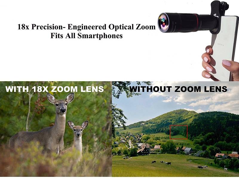 APEXEL Universal 18x25 Monocular Zoom HD Optical Cell Phone Lens Observing Survey 18X telephoto lens with tripod for Smartphone APEXEL Universal 18x25 Monocular Zoom HD Optical Cell Phone Lens Observing Survey 18X telephoto lens with tripod for Smartphone