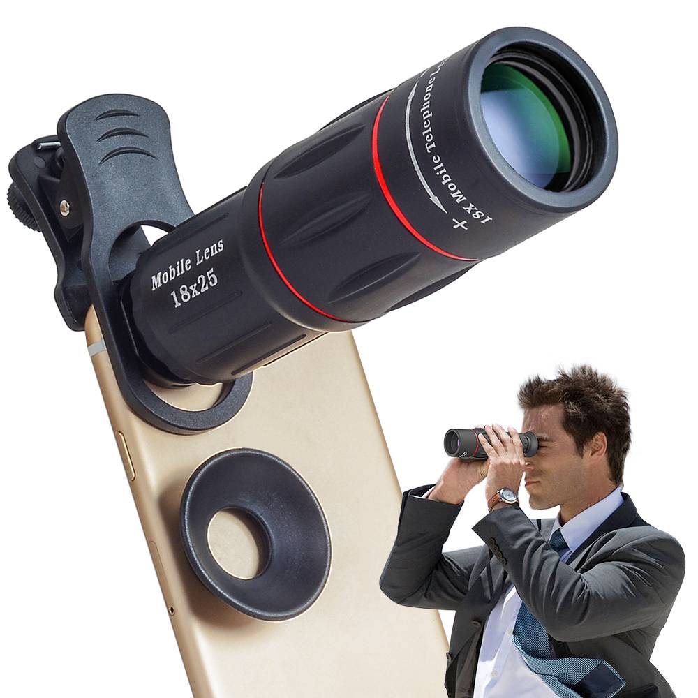 APEXEL Universal 18x25 Monocular Zoom HD Optical Cell Phone Lens Observing Survey 18X telephoto lens with tripod for Smartphone APEXEL Universal 18x25 Monocular Zoom HD Optical Cell Phone Lens Observing Survey 18X telephoto lens with tripod for Smartphone