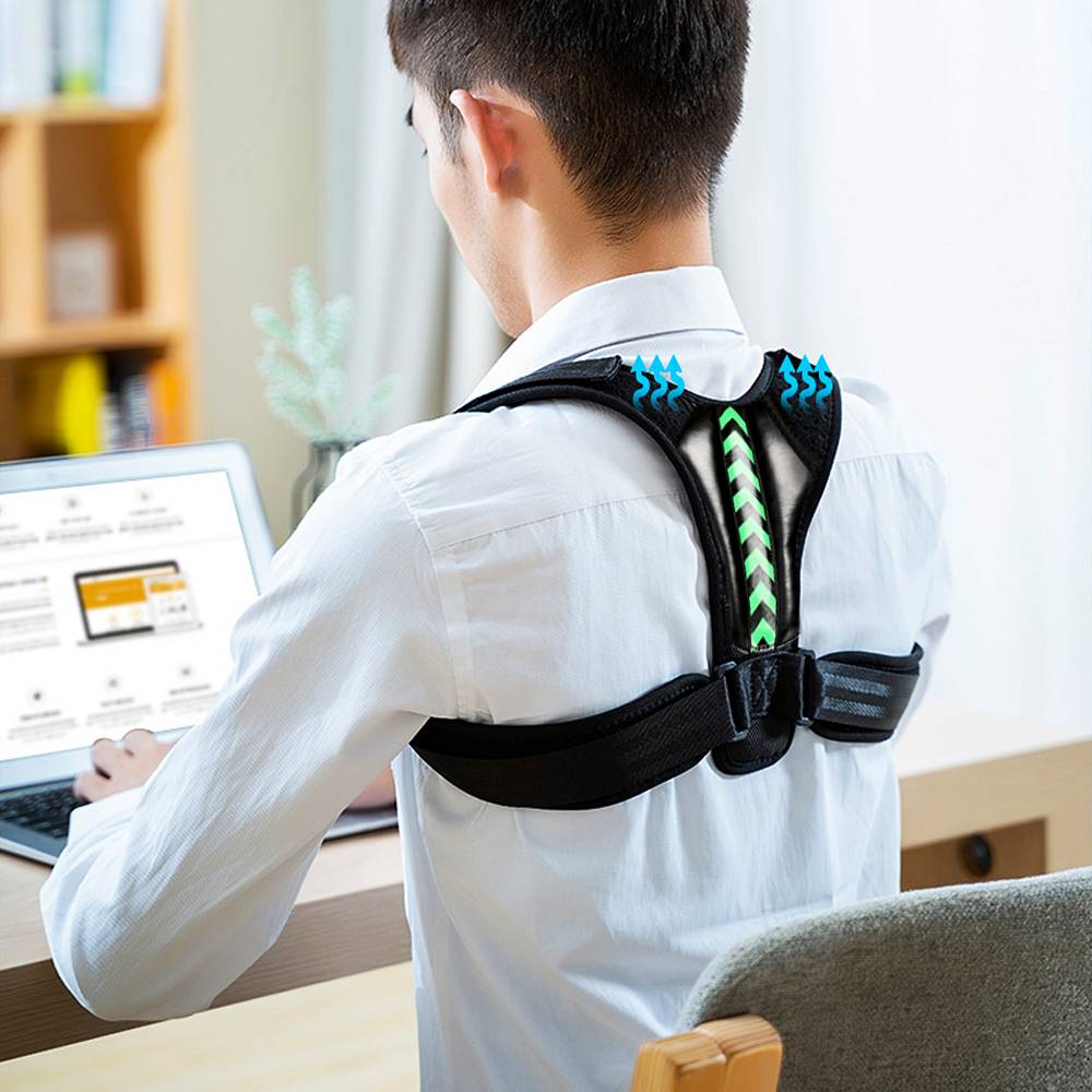 Adjustable Back Shoulder Posture Corrector Belt Clavicle Spine Support Reshape Your Body Home Office Sport Upper Back Neck Brace Adjustable Back Shoulder Posture Corrector Belt Clavicle Spine Support Reshape Your Body Home Office Sport Upper Back Neck Brace