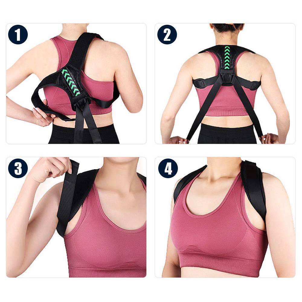 Adjustable Back Shoulder Posture Corrector Belt Clavicle Spine Support Reshape Your Body Home Office Sport Upper Back Neck Brace Adjustable Back Shoulder Posture Corrector Belt Clavicle Spine Support Reshape Your Body Home Office Sport Upper Back Neck Brace