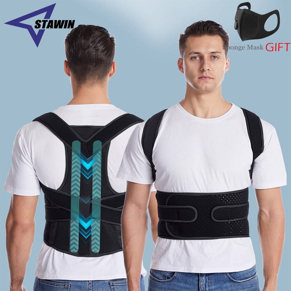 Adjustable Straight Back Shoulder Posture Corrector Lumbar Brace Spine Support Correction Home Office School Shoulder Neck Brace Color : Grey Spine Corrector|Black Back Support Adjustable Straight Back Shoulder Posture Corrector Lumbar Brace Spine Support Correction Home Office School Shoulder Neck Brace Color : Grey Spine Corrector|Black Back Support