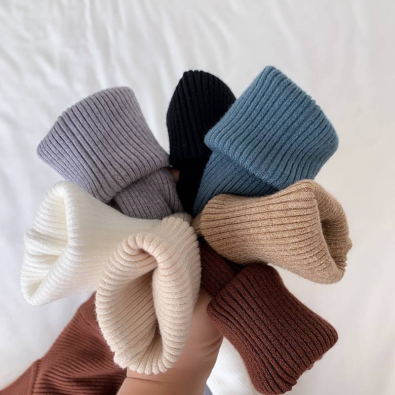 Bornladies Autumn Winter Basic Turtleneck Knitting Bottoming Warm Sweaters 2022 Women's Pullovers Solid Minimalist Cheap Tops