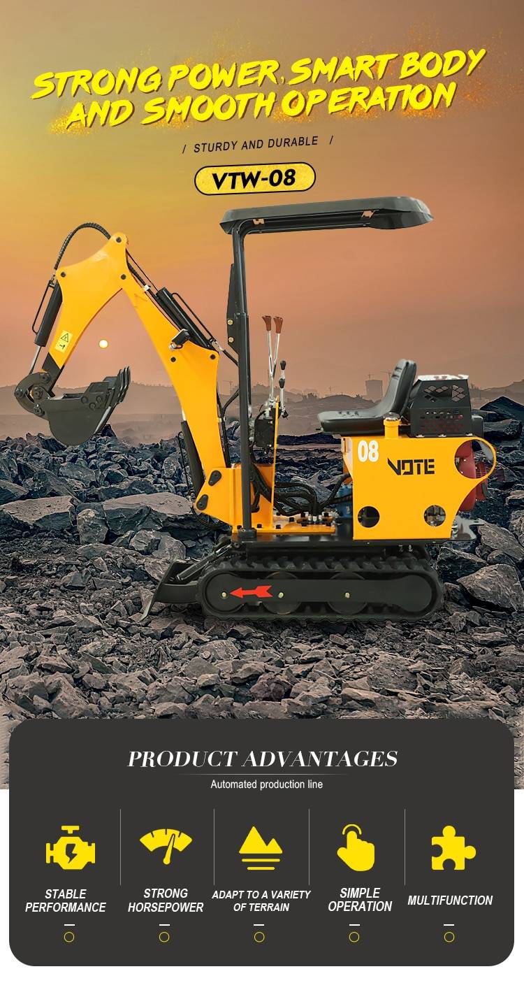 Chinese Equipment Smallest 0.8Ton Mini Digger Gargen CE Farm Backhoe Small Hydraulic Excavator Crawler Excavator 0.8 Ton Chinese Equipment Smallest 0.8Ton Mini Digger Gargen CE Farm Backhoe Small Hydraulic Excavator Crawler Excavator 0.8 Ton