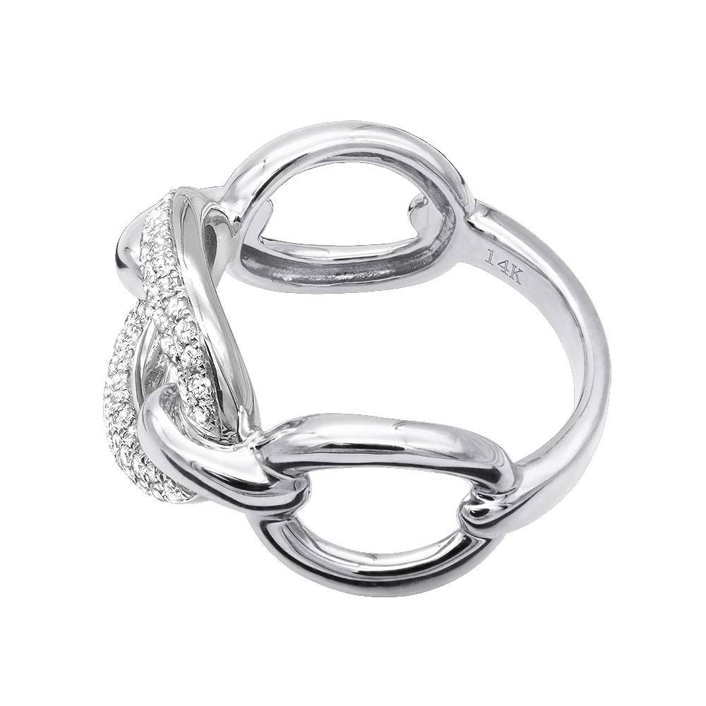 Luxurman 14k Gold Cuban Link Chain Design Ladies Diamond Cocktail Ring 0.6ct Precious Jewelry Precious Metals & Minerals Color : Yellow|White|Rose Pink Luxurman 14k Gold Cuban Link Chain Design Ladies Diamond Cocktail Ring 0.6ct Precious Jewelry Precious Metals & Minerals Color : Yellow|White|Rose Pink