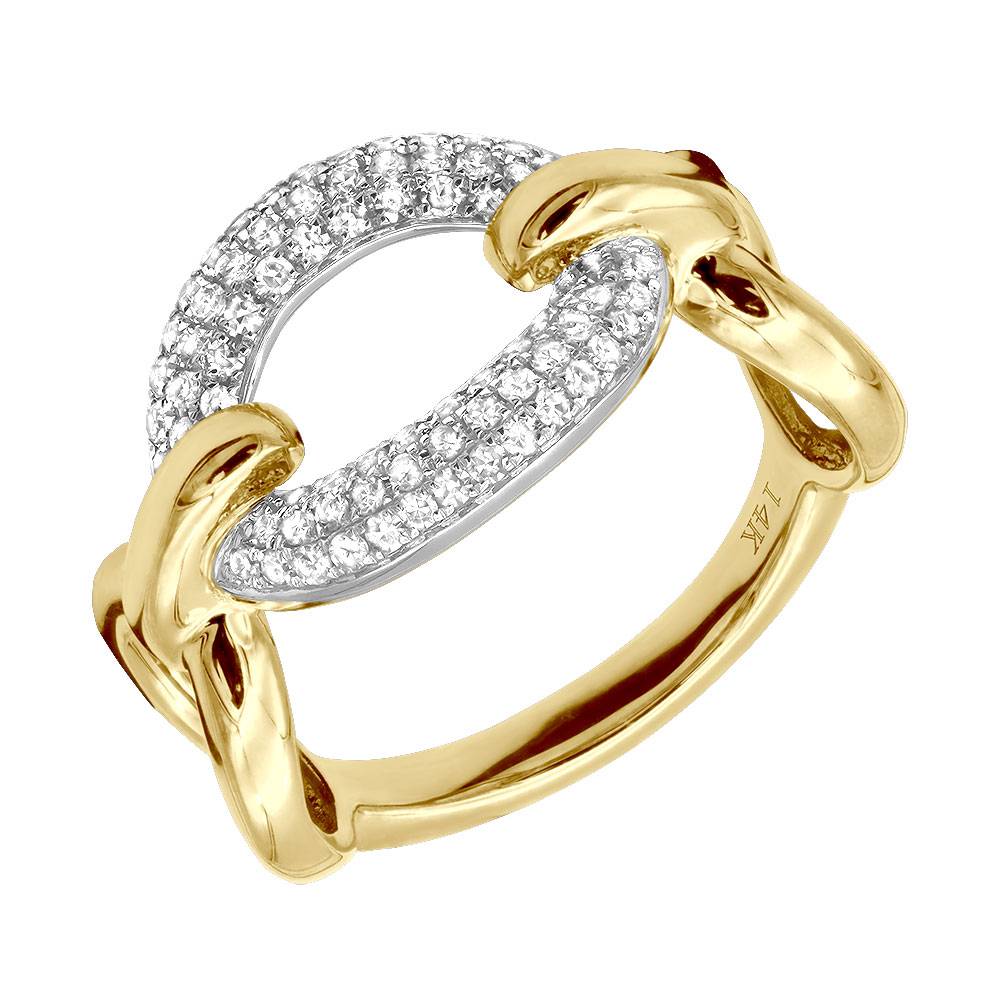 Luxurman 14k Gold Cuban Link Chain Design Ladies Diamond Cocktail Ring 0.6ct Precious Jewelry Precious Metals & Minerals Color: Yellow Size: 4(custom)|4.5(custom)|5|5.5|6|6.5|7|7.5|8|8.5|9|9.5(custom)|10(custom) Luxurman 14k Gold Cuban Link Chain Design Ladies Diamond Cocktail Ring 0.6ct Precious Jewelry Precious Metals & Minerals Color: Yellow Size: 4(custom)|4.5(custom)|5|5.5|6|6.5|7|7.5|8|8.5|9|9.5(custom)|10(custom)