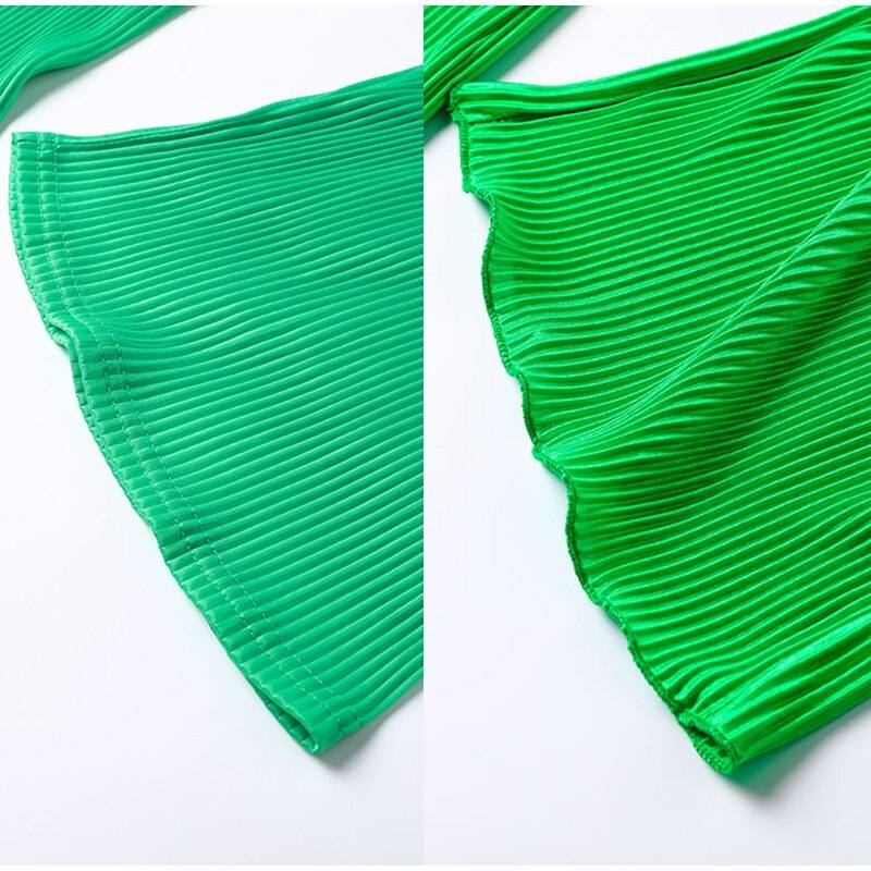 Sexy Solid Suit Two Pieces Outfits Office Lady Long Sleeve Lapel Jacket Coat Suits 2022 Women Casual Wide Leg Trousers Set