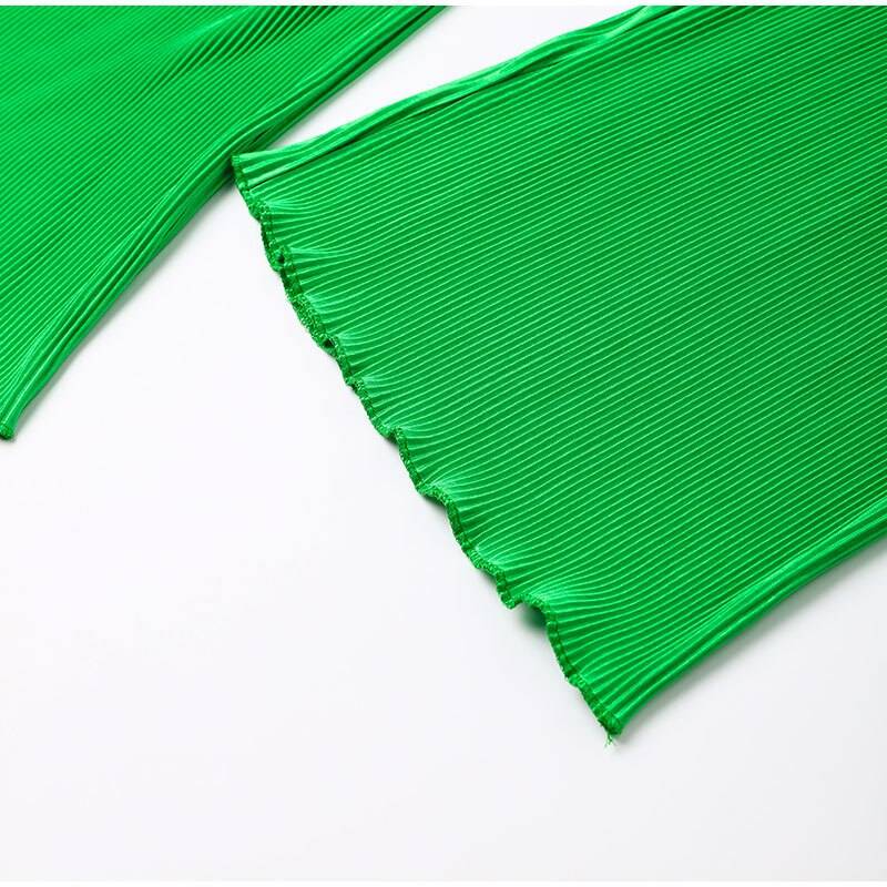 Sexy Solid Suit Two Pieces Outfits Office Lady Long Sleeve Lapel Jacket Coat Suits 2022 Women Casual Wide Leg Trousers Set